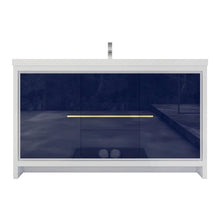 Load image into Gallery viewer, Divine Freestanding Bathroom Vanity With Acrylic Sink, Soft Closing Doors &amp; Drawers