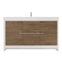 Load image into Gallery viewer, Divine Freestanding Bathroom Vanity With Acrylic Sink, Soft Closing Doors &amp; Drawers