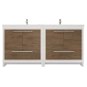 Divine Freestanding Bathroom Vanity With Acrylic Sink, Soft Closing Doors & Drawers