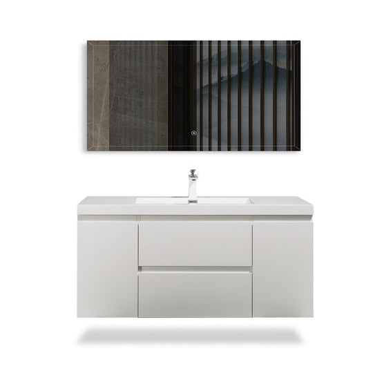 Artland Floating / Wall Mounted Bathroom Vanity With Acrylic Sink