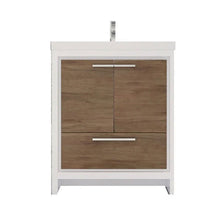 Load image into Gallery viewer, Divine Freestanding Bathroom Vanity With Acrylic Sink, Soft Closing Doors &amp; Drawers