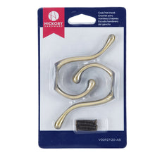 Load image into Gallery viewer, Double Coat Hooks 5/8 Inch Center to Center (2 Pack) - Hickory Hardware