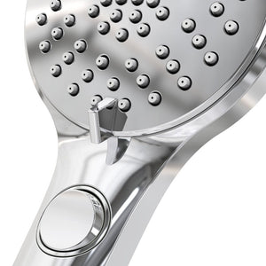 Hand Held Shower 3-Setting,Plated face plate, Soft Self-Cleaning Nozzles With Trickle Button