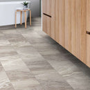 Load image into Gallery viewer, Shaw Floorte, Paragon Tile Plus 1022V-01102 Milan Grey SPC Vinyl Flooring 12&quot; X 24&quot; X 5.5mm Thickness (15.83 SF/CTN)