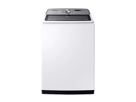 Samsung 5.4 cu. ft. Top Load Washer with Active Water Jet in White