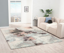 Load image into Gallery viewer, Zenith Greys Pastels Abstract 7 ft. 7 in. X 9 ft. 7 in. Area Rug