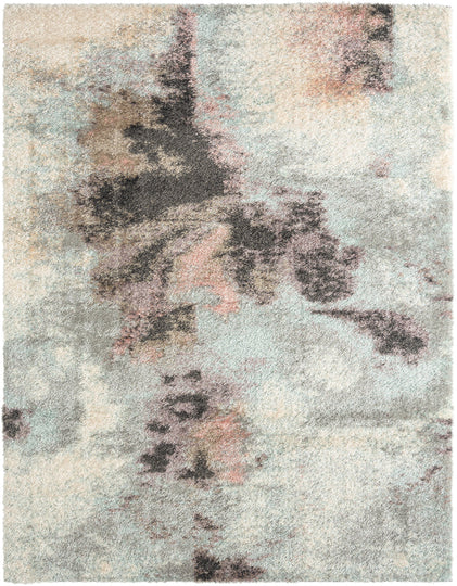 Zenith Greys Pastels Abstract 7 ft. 7 in. X 9 ft. 7 in. Area Rug