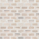 Load image into Gallery viewer, 2&quot; X 4&quot; Angora Framework Polished Warm White Subway Joint Mosaic Tile (10SQ FT/CTN)