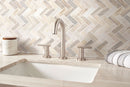 Load image into Gallery viewer, 12&quot; X 12&quot; Angora Herringbone Polished Warm White Mosaic Sheet (10SQ FT/CTN)