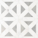 Load image into Gallery viewer, 12&quot; X 12&quot; Bianco Dolomite Geometrica Polished White Marble Mosaic Tile (10SQ FT/CTN)
