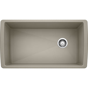 33-1/2 inch Single Bowl Kitchen Sink - Undermount Kitchen Sink