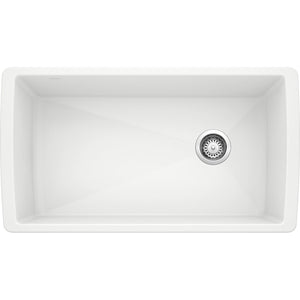 33-1/2 inch Single Bowl Kitchen Sink - Undermount Kitchen Sink