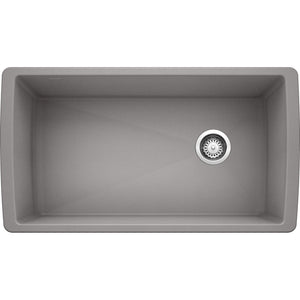 33-1/2 inch Single Bowl Kitchen Sink - Undermount Kitchen Sink