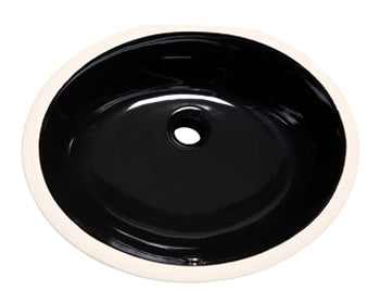 Acorn Porcelain Undermount Vanity Sink - 17-1/8 Inch x 14 Inch x 7-3/4 Inch