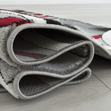 Load image into Gallery viewer, Davincii-414 Area Rugs Rectangle Red 5-X-7