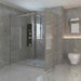 48 x 76 Inch / Polished Chrome