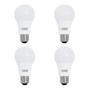 60-Watt A19 Dimmable CEC Title 20 Compliant  90+ CRI LED Light Bulb, 2700K (4-Pack)