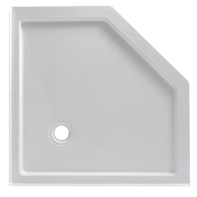 Load image into Gallery viewer, Single Threshold Neo Angle Shower Base In White