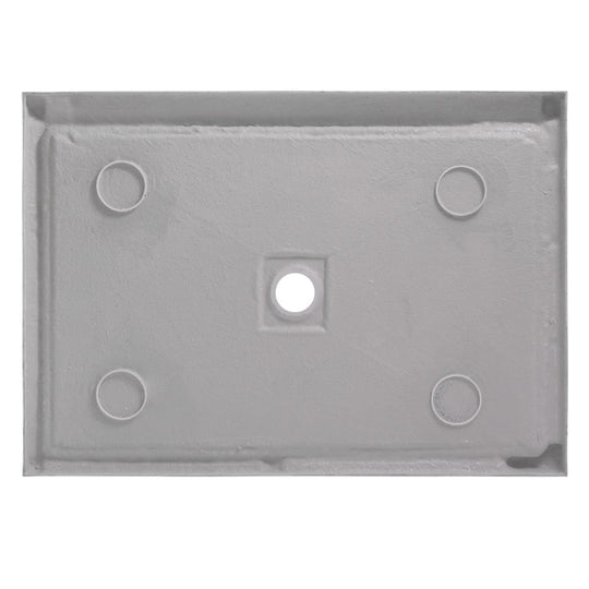 Foremost White Single Curb Shower Base With Center Drain