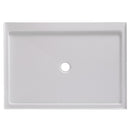 Load image into Gallery viewer, Foremost White Single Curb Shower Base With Center Drain