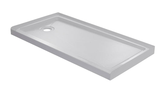 Single Threshold Shower Base - White Color - 60 In. X 32 In.