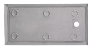 Single Threshold Shower Base - White Color - 60 In. X 32 In.