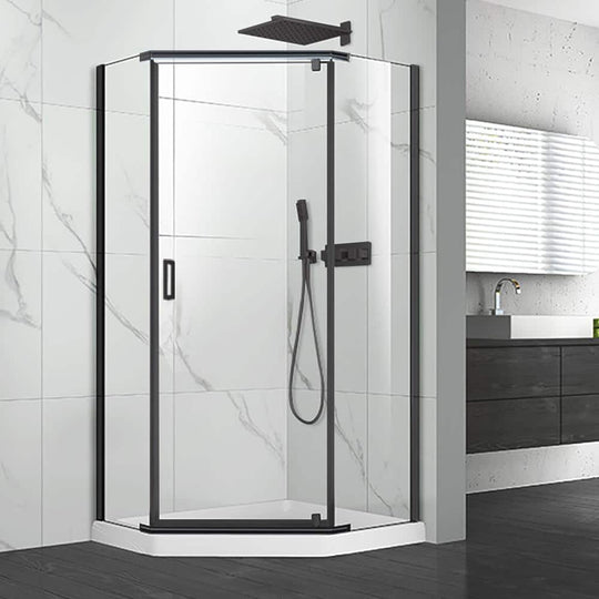 Neo Angle Frameless Corner Shower Doors/Enclosure With Clear Glass - Cove
