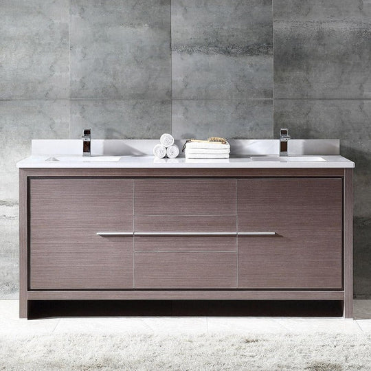 Ashdale Freestanding Bathroom Vanity With Sink, Soft Closing Doors & Drawer