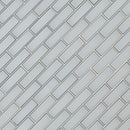 Load image into Gallery viewer, 2&quot; X 6&quot; Ice Bevel Subway Glass Mosaic Wall Tile (9.6SQ FT/CTN)