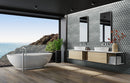 Load image into Gallery viewer, 3&quot; X 3&quot; Hexagon Ice Beveled Glass Mosaic Tile (8.9SQ FT/CTN)