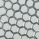 Load image into Gallery viewer, 3&quot; X 3&quot; Hexagon Ice Beveled Glass Mosaic Tile (8.9SQ FT/CTN)