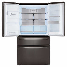 Load image into Gallery viewer, 29.5 cu. ft. Wi Fi Enabled Door in Door Refrigerator With Craft Ice In Black Stainless Steel