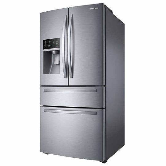 25 CuFt Large Capacity 4 Door French Door Refrigerator With External Water & Ice Dispenser