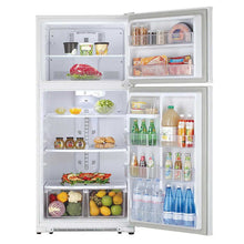 Load image into Gallery viewer, 18 cu. ft. Top Freezer Refrigerator With Glass Shelves and Garage Ready In White