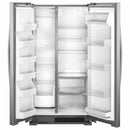 Load image into Gallery viewer, 25 cu. ft. Large Side by Side Refrigerator With Adaptive Defrost &amp; Monochromatic Stainless Steel