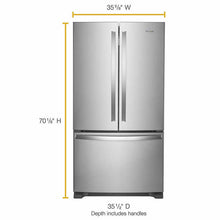 Load image into Gallery viewer, 25 cu. ft. 36 inch Wide French Door Refrigerator