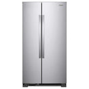 Load image into Gallery viewer, 25 cu. ft. Large Side by Side Refrigerator With Adaptive Defrost &amp; Monochromatic Stainless Steel