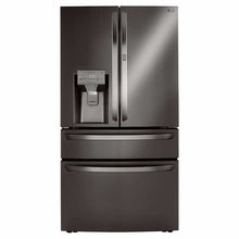 Load image into Gallery viewer, 29.5 cu. ft. Wi Fi Enabled Door in Door Refrigerator With Craft Ice In Black Stainless Steel