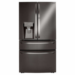 29.5 cu. ft. Wi Fi Enabled Door in Door Refrigerator With Craft Ice In Black Stainless Steel