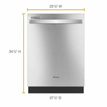 Load image into Gallery viewer, Top Control Dishwasher With Heated Dry Option and Soil Sensor in Fingerprint Resistant Finish