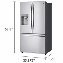 Load image into Gallery viewer, 25.5 cu. ft. French Door Refrigerator With Dual Ice Makers and Dual Evaporator