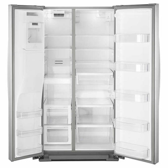 28 cu. ft. Side by Side Refrigerator in Fingerprint Resistance Stainless Steel With Exterior Ice With EveryDrop¬ô Filtration