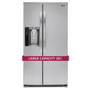 Load image into Gallery viewer, 26 cu. ft. Side by Side Ultra Large Capacity Refrigerator