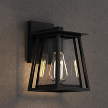 Load image into Gallery viewer, 1-light-matte-black-wall-sconces