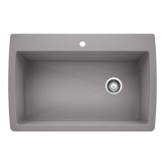 Blanco Diamond Single 9.5 Inch Depth Super Single Bowl Undermount Kitchen Sink