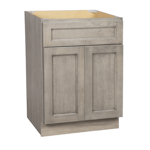Old Harbor Grey Freestanding Bathroom Vanity Cabinet Without Top