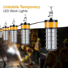 Load image into Gallery viewer, 150w-work-light-fixture-with-cage-5000k-18000-lumens-ip65-rated