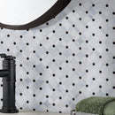 Load image into Gallery viewer, 13&quot; X 13&quot; Florita Pattern Polished Cool White Marble Mosaic Sheet (12.1SQ FT/CTN)