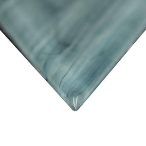 10" X 11" Midnight Blue Ombre' Chevron Glass Mosaic Tile (12.15SQ FT/CTN)