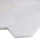Load image into Gallery viewer, 3&quot; X 3&quot; Hexagon Greecian White Polished Mosaic Tile (10.6SQ FT/CTN)
